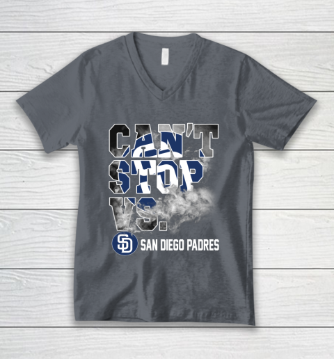 MLB San Diego Padres Baseball Can't Stop Vs Padres V-Neck T-Shirt 4