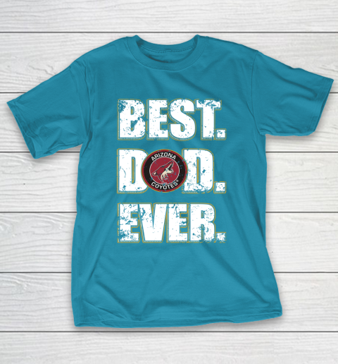 NHL Arizona Coyotes Hockey Best Dad Ever Family Shirt T-Shirt 7