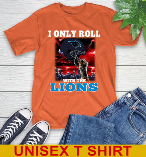 Carolina Panthers NFL Football I Only Roll With My Team Sports T-Shirt 4