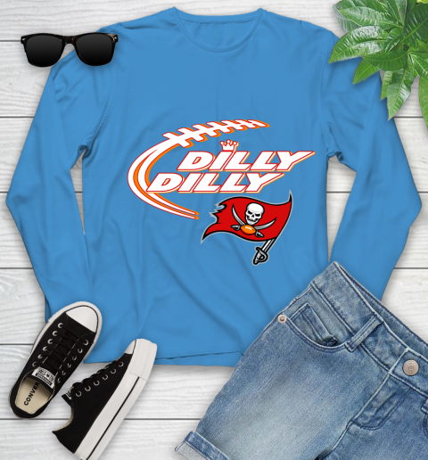 NFL Tampa Bay Buccaneers Dilly Dilly Football Sports Youth Long Sleeve 7
