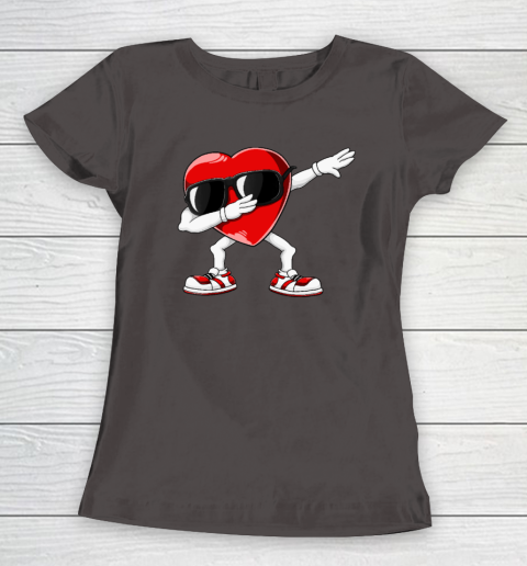 Dabbing Heart Funny Gifts Mens Kids Boys Valentines Day Women's T-Shirt 5