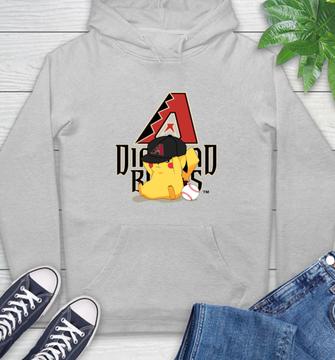 MLB Pikachu Baseball Sports Arizona Diamondbacks Hoodie 6