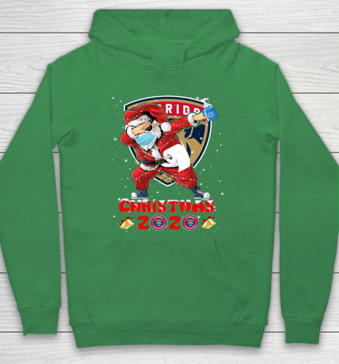 Florida Panthers Funny Santa Claus Dabbing Christmas 2020 NHL Hoodie 5