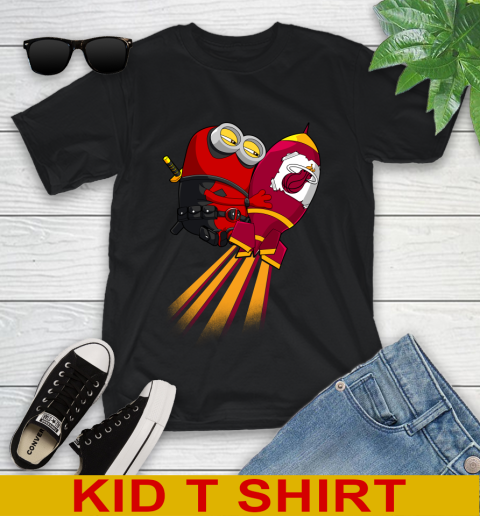 NBA Basketball Miami Heat Deadpool Minion Marvel Shirt Youth T-Shirt