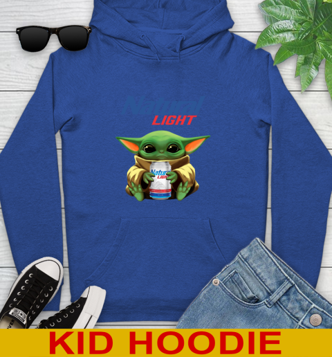Star Wars Baby Yoda Hugs Natural Light Beer Shirt 143
