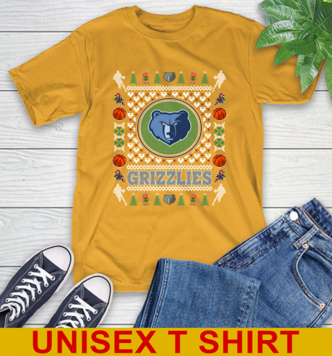 Memphis Grizzlies Merry Christmas NBA Basketball Loyal Fan T-Shirt 2