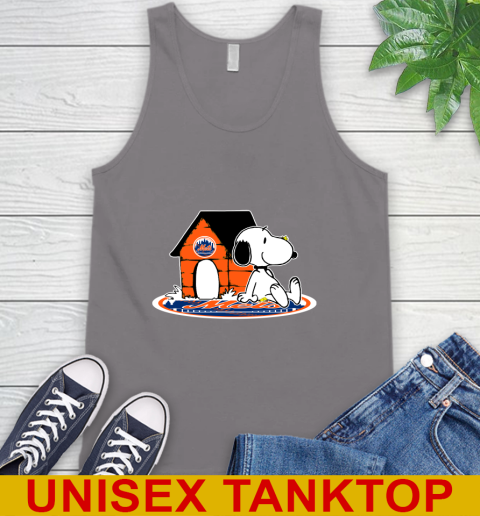 MLB Baseball New York Mets Snoopy The Peanuts Movie Shirt Tank Top 7