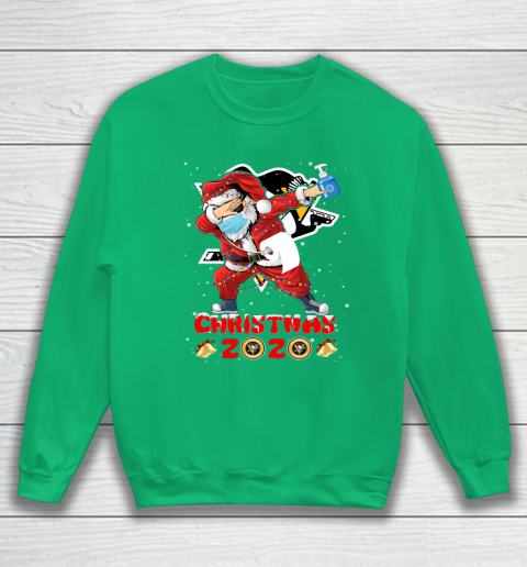 Pittsburgh Penguins Funny Santa Claus Dabbing Christmas 2020 NHL Sweatshirt 5