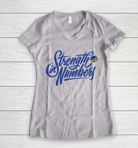 Strength in Numbers Warriors Women's V-Neck T-Shirt