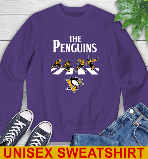 NHL Hockey Pittsburgh Penguins The Beatles Rock Band Shirt Women's