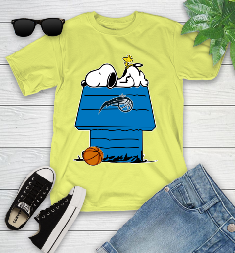 Orlando Magic NBA Basketball Snoopy Woodstock The Peanuts Movie Youth T-Shirt 8