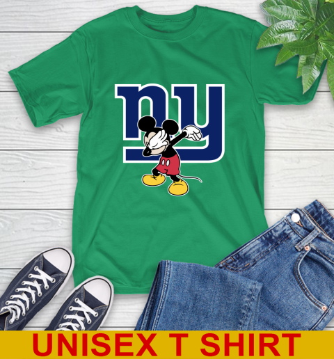 New York Giants NFL Football Dabbing Mickey Disney Sports T-Shirt 7