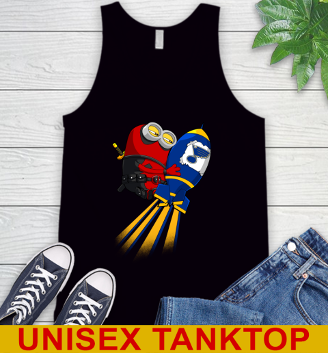 NHL Hockey St.Louis Blues Deadpool Minion Marvel Shirt Tank Top
