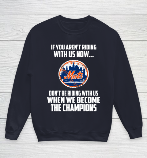 MLB New York Mets Baseball We Become The Champions Youth Sweatshirt 2