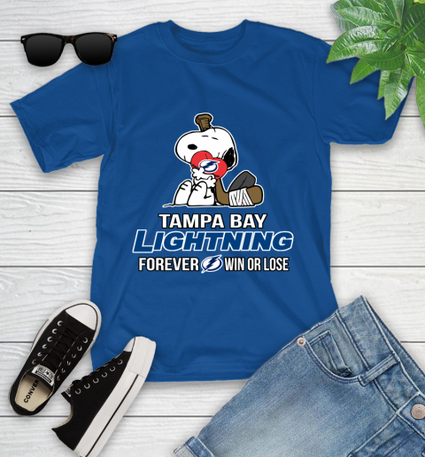 NHL The Peanuts Movie Snoopy Forever Win Or Lose Hockey Tampa Bay Lightning 111