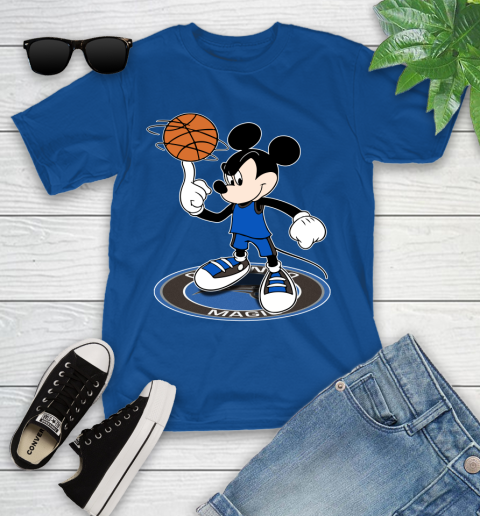 NBA Basketball Orlando Magic Cheerful Mickey Disney Shirt Youth T-Shirt 9