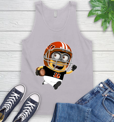 NFL Cincinnati Bengals Minions Disney Football Sports Tank Top 4
