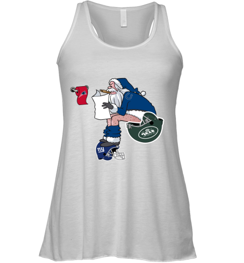 Santa Claus Indianapolis Colts Shit On Other Teams Christmas Racerback Tank
