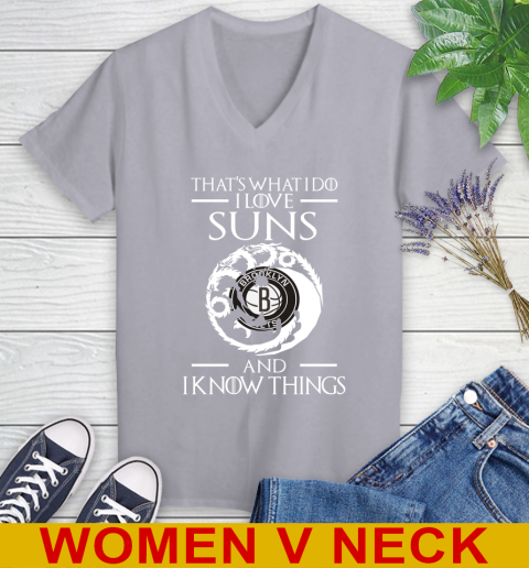 Brooklyn Nets NBA Basketball That's What I Do I Love My Team And I Know Things Game Of Thrones 76