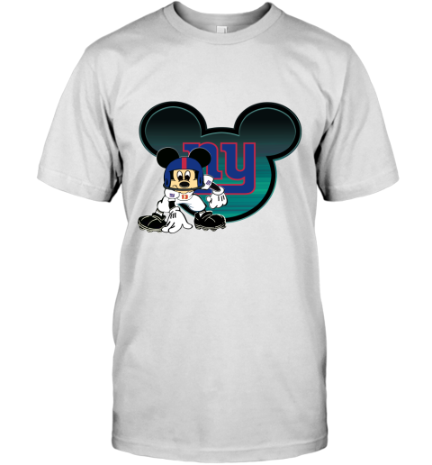 NFL New York Giants Mickey Mouse Disney Football T Shirt