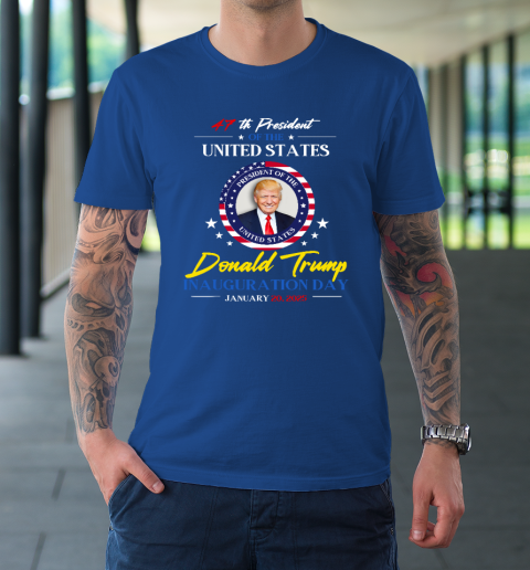 President Donald Trump Inauguration Day 2025 47th President T-Shirt 7