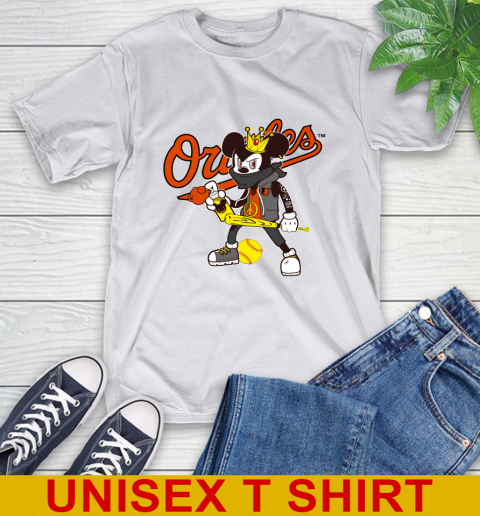 Baltimore Orioles MLB Baseball Mickey Peace Sign Sports T-Shirt 13 Baltimore Orioles MLB Baseball Mickey Peace Sign Sports T-Shirt - Image 13