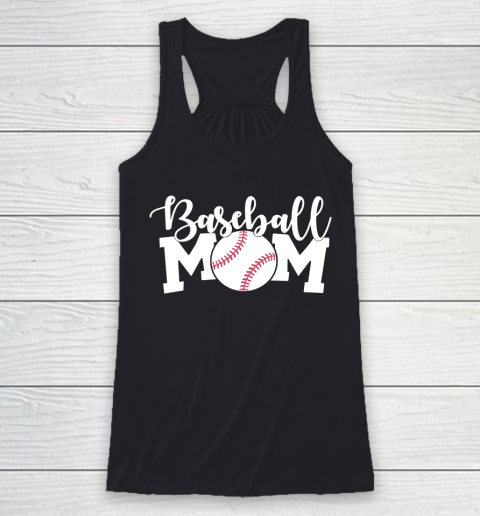 Mother's Day Funny Gift Ideas Apparel  Baseball Mom Shirt, Mom Shirts With Sayings, Mom Shirt Funny Racerback Tank