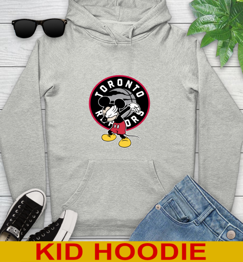 Toronto Raptors NBA Basketball Dabbing Mickey Disney Sports Youth Hoodie
