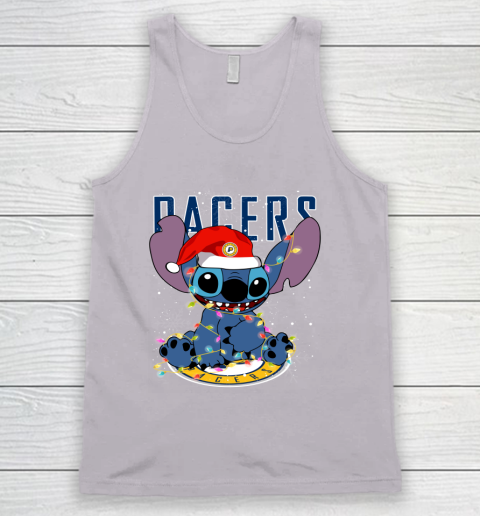 Indiana Pacers NBA noel stitch Basketball Christmas Tank Top 2