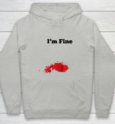 im fine halloween hoodie