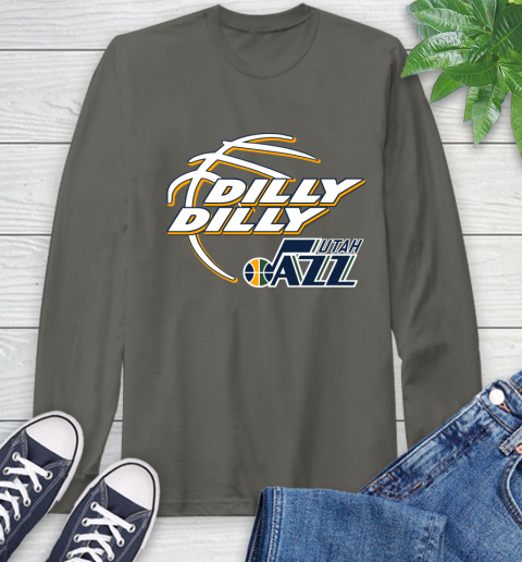 NBA Utah Jazz Dilly Dilly Basketball Sports Long Sleeve T-Shirt 8