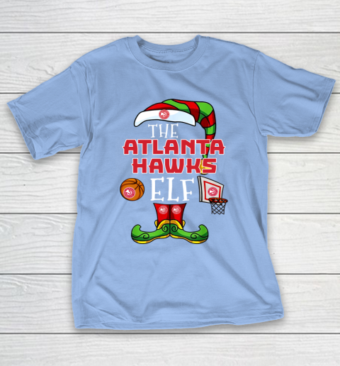 Atlanta Hawks Christmas ELF Funny NBA T-Shirt 10
