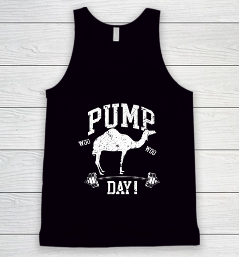 Funny Pump Day Hump Day Camel Weight Lifting Training Gym Tank Top