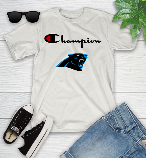 NFL Football Carolina Panthers Champion Shirt Youth T-Shirt 11