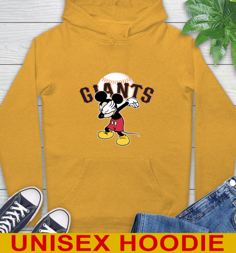 San Francisco Giants MLB Baseball Dabbing Mickey Disney Sports Hoodie 3