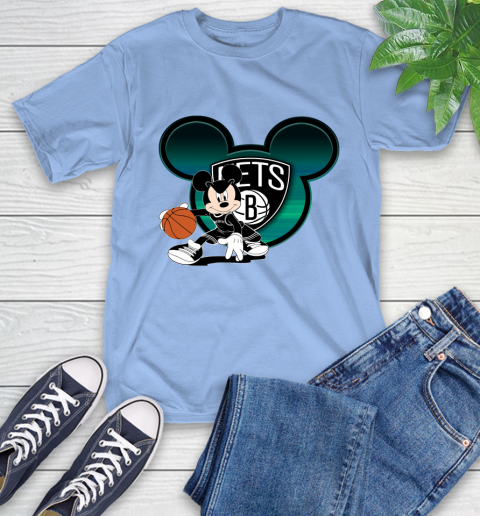NBA Brooklyn Nets Mickey Mouse Disney Basketball T-Shirt 11