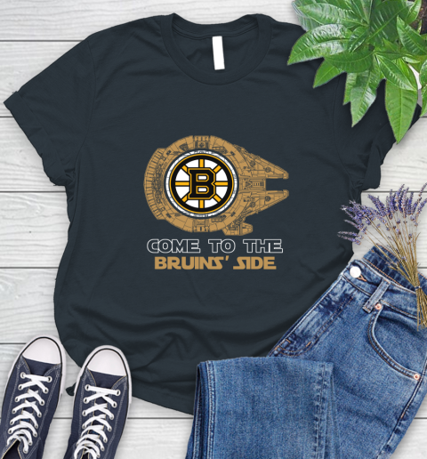NHL Come To The Boston Bruins Wars Hockey Sports Women's T-Shirt 8