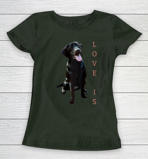 Dog Mom Shirt Labrador Retriever Shirt Women Men Kids Black Lab Dog Mom Women's T-Shirt 4