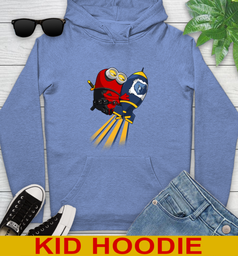 NBA Basketball Memphis Grizzlies Deadpool Minion Marvel Shirt Youth Hoodie 12