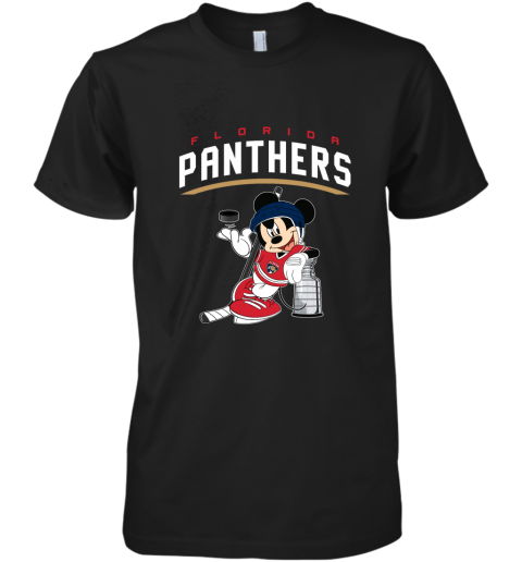 Mickey Florida Panthers With The Stanley Cup Hockey NHL Premium Men's T-Shirt