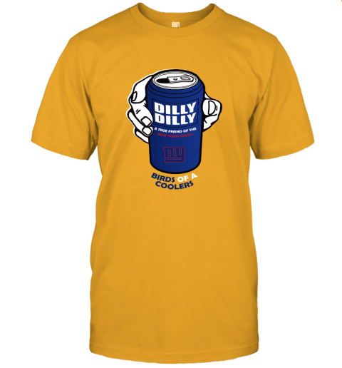 Bud Light Dilly Dilly! New York Giants Birds Of A Cooler Unisex Jersey Tee