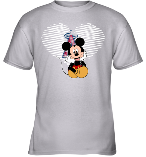 MLB Baseball Los Angeles Angels Cheerful Mickey Disney Shirt T