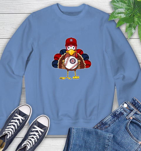 Washington Nationals Turkey thanksgiving Sweatshirt 11
