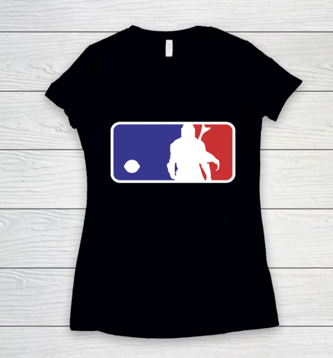 Major League Bounties MLB Women's V-Neck T-Shirt