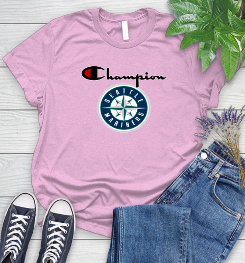 MLB Baseball Seattle Mariners Champion Shirt Women's T-Shirt 8