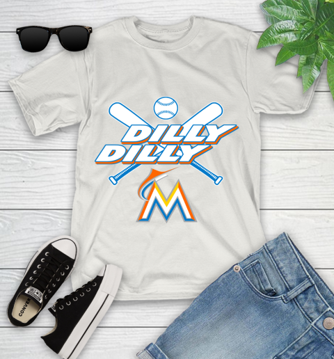 MLB Miami Marlins Dilly Dilly Baseball Sports Youth T-Shirt 12