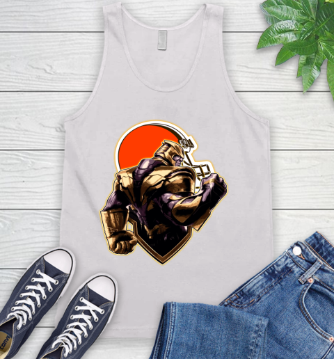NFL Thanos Avengers Endgame Football Sports Cleveland Browns Tank Top