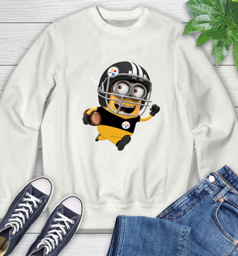 NFL Pittsburgh Steelers Minions Disney Football Sports Sweatshirt