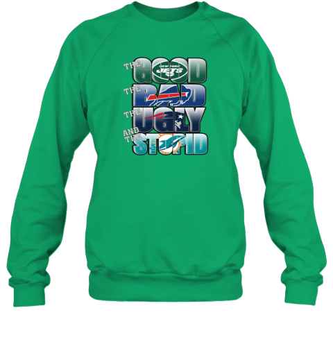 Gildan New York Jets Logo Pullover Hoodie Irish Green S