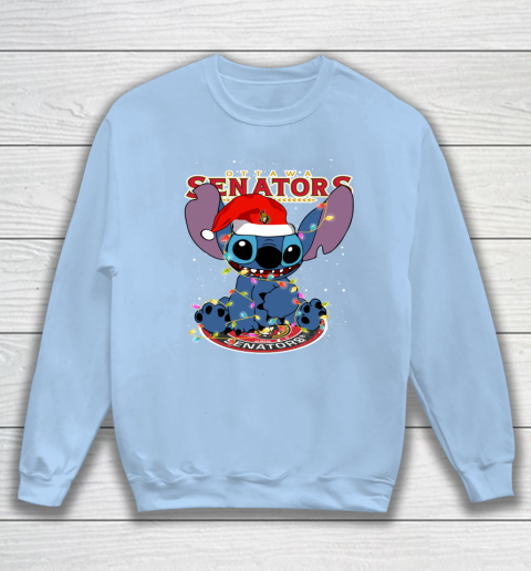 Ottawa Senators NHL Hockey noel stitch Christmas Sweatshirt 4